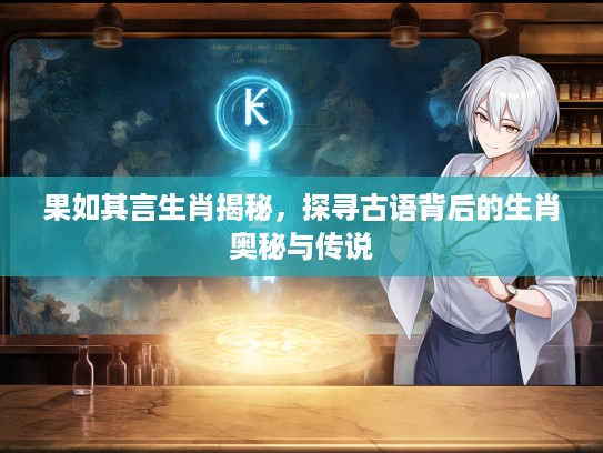 果如其言生肖揭秘，探寻古语背后的生肖奥秘与传说