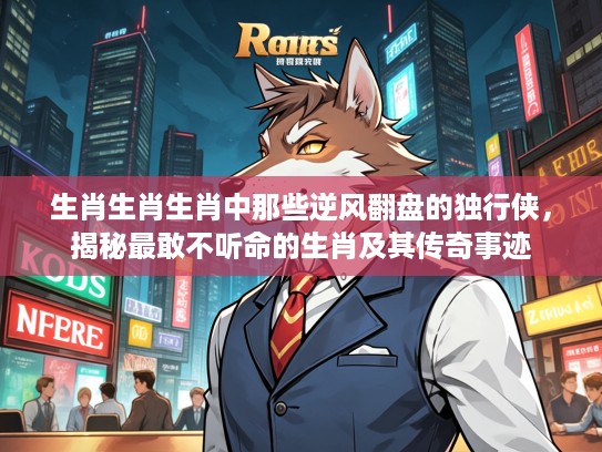 生肖生肖生肖中那些逆风翻盘的独行侠，揭秘最敢不听命的生肖及其传奇事迹