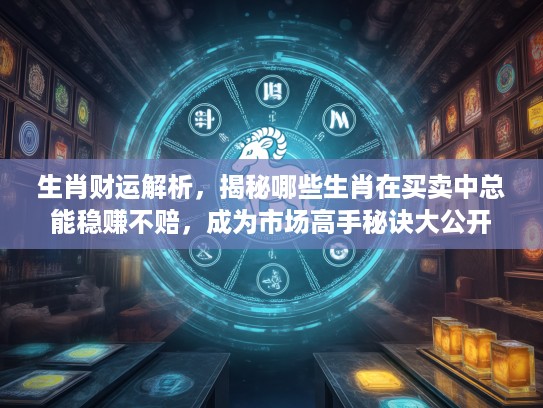生肖财运解析，揭秘哪些生肖在买卖中总能稳赚不赔，成为市场高手秘诀大公开