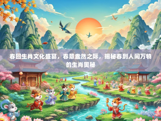 春回生肖文化盛宴，春意盎然之际，揭秘春到人间万物的生肖奥秘