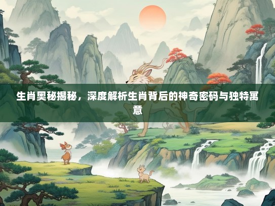 生肖奥秘揭秘，深度解析生肖背后的神奇密码与独特寓意