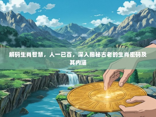 解码生肖智慧，人一已百，深入揭秘古老的生肖密码及其内涵