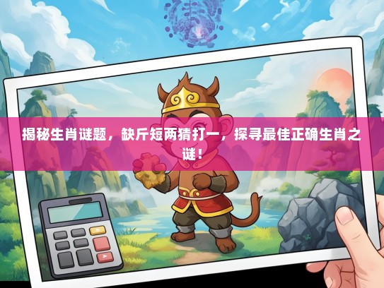 揭秘生肖谜题，缺斤短两猜打一，探寻最佳正确生肖之谜！