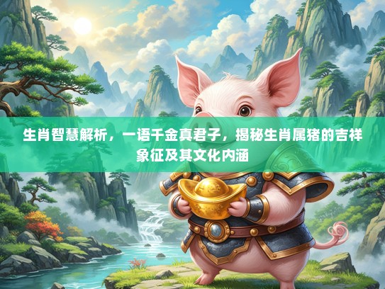 生肖智慧解析，一语千金真君子，揭秘生肖属猪的吉祥象征及其文化内涵