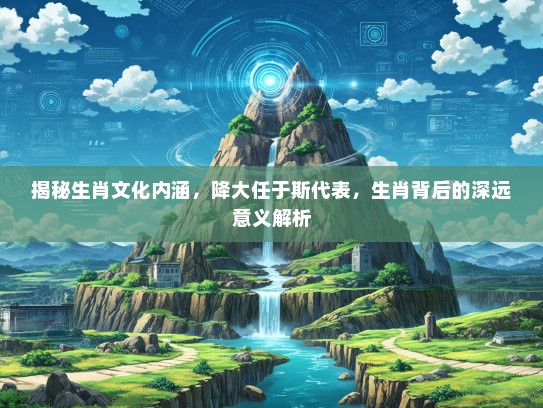 揭秘生肖文化内涵，降大任于斯代表，生肖背后的深远意义解析