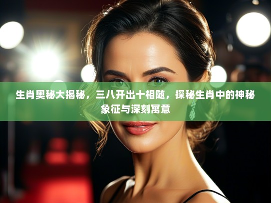 生肖奥秘大揭秘，三八开出十相随，探秘生肖中的神秘象征与深刻寓意
