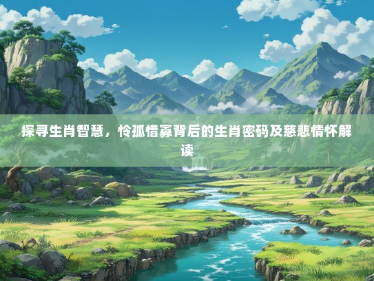 探寻生肖智慧，怜孤惜寡背后的生肖密码及慈悲情怀解读