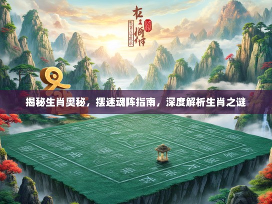 揭秘生肖奥秘，摆迷魂阵指南，深度解析生肖之谜