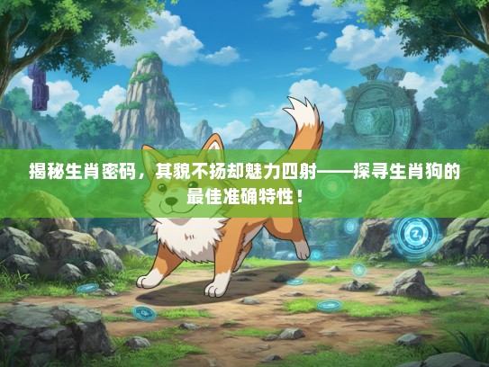 揭秘生肖密码，其貌不扬却魅力四射——探寻生肖狗的最佳准确特性！