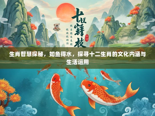 生肖智慧探秘，如鱼得水，探寻十二生肖的文化内涵与生活运用
