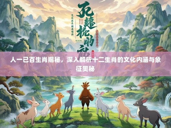 人一已百生肖揭秘，深入解析十二生肖的文化内涵与象征奥秘