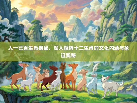 人一已百生肖揭秘，深入解析十二生肖的文化内涵与象征奥秘