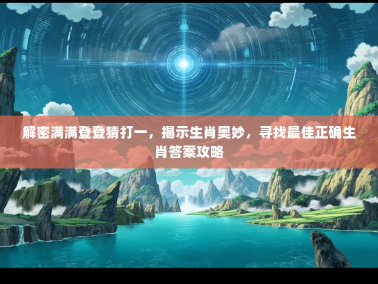 解密满满登登猜打一，揭示生肖奥妙，寻找最佳正确生肖答案攻略