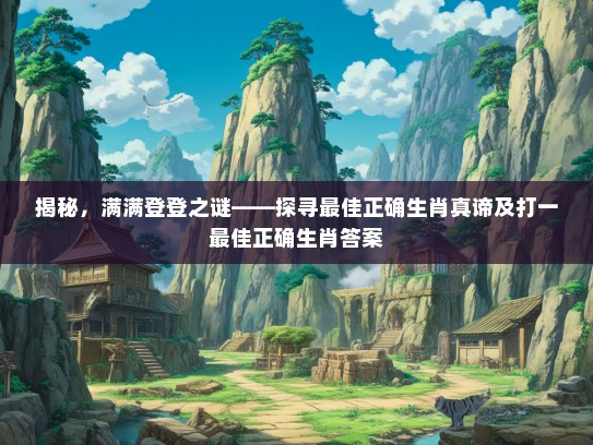 揭秘，满满登登之谜——探寻最佳正确生肖真谛及打一最佳正确生肖答案