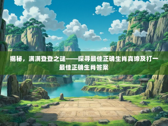 揭秘，满满登登之谜——探寻最佳正确生肖真谛及打一最佳正确生肖答案