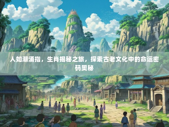 人如潮涌指，生肖揭秘之旅，探索古老文化中的命运密码奥秘