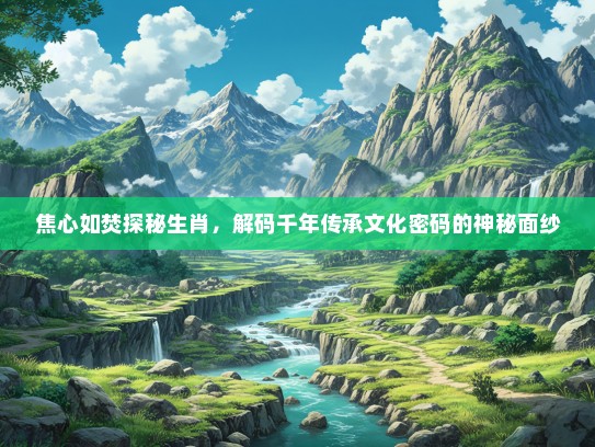 焦心如焚探秘生肖，解码千年传承文化密码的神秘面纱