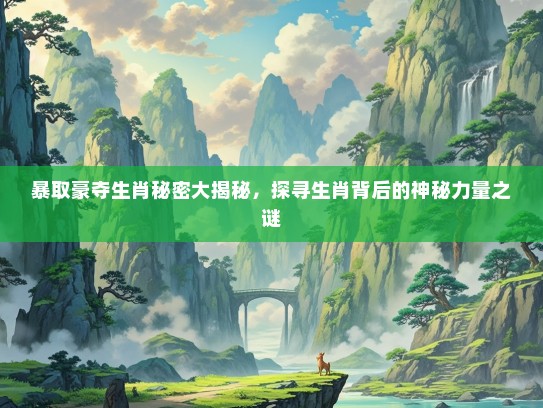 暴取豪夺生肖秘密大揭秘，探寻生肖背后的神秘力量之谜