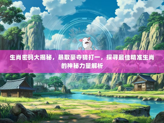 生肖密码大揭秘，暴取豪夺猜打一，探寻最佳精准生肖的神秘力量解析