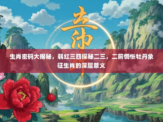 生肖密码大揭秘，弱红三四探秘二三，二前惆怅牡丹象征生肖的深层意义