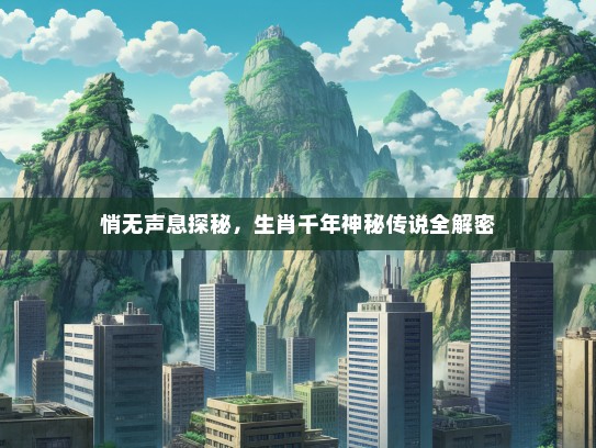 悄无声息探秘，生肖千年神秘传说全解密