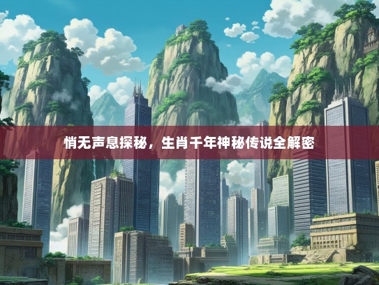 悄无声息探秘，生肖千年神秘传说全解密