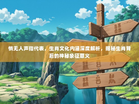 悄无人声指代表，生肖文化内涵深度解析，揭秘生肖背后的神秘象征意义