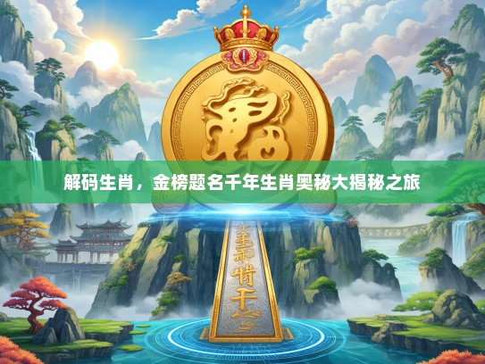 解码生肖，金榜题名千年生肖奥秘大揭秘之旅