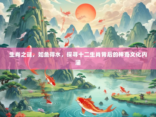 生肖之谜，如鱼得水，探寻十二生肖背后的神奇文化内涵
