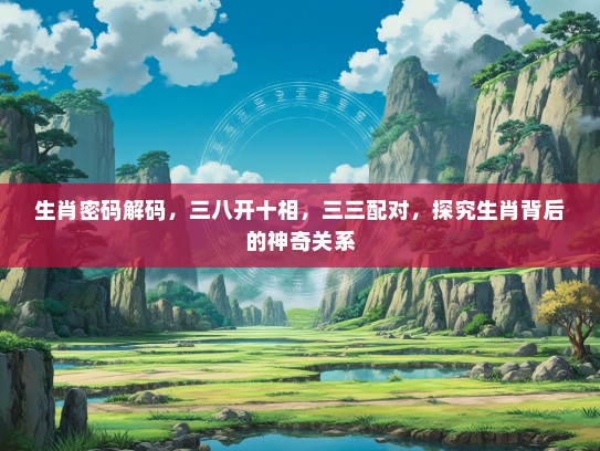 生肖密码解码，三八开十相，三三配对，探究生肖背后的神奇关系