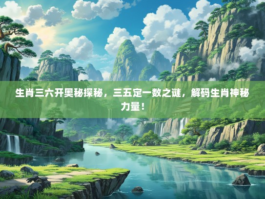 生肖三六开奥秘探秘，三五定一数之谜，解码生肖神秘力量！