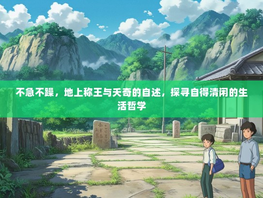 不急不躁，地上称王与夭奇的自述，探寻自得清闲的生活哲学