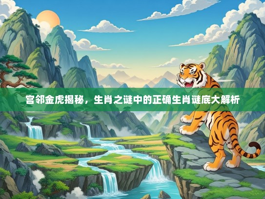 宫邻金虎揭秘，生肖之谜中的正确生肖谜底大解析