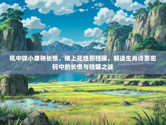 机中锦小康映长恨，楼上花烛照独眠，解读生肖诗意密码中的长恨与独眠之谜