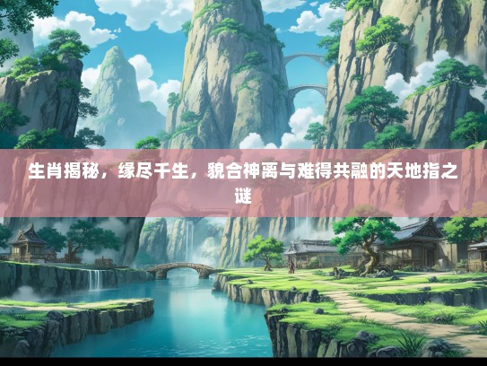 生肖揭秘，缘尽千生，貌合神离与难得共融的天地指之谜