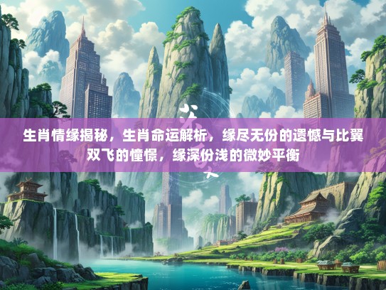 生肖情缘揭秘，生肖命运解析，缘尽无份的遗憾与比翼双飞的憧憬，缘深份浅的微妙平衡