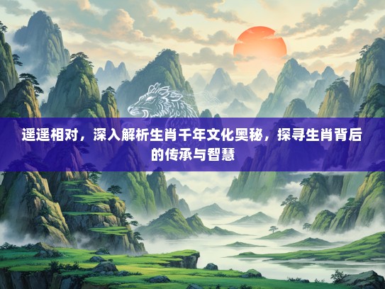遥遥相对，深入解析生肖千年文化奥秘，探寻生肖背后的传承与智慧