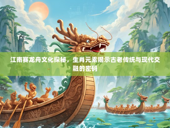 江南赛龙舟文化探秘，生肖元素揭示古老传统与现代交融的密码