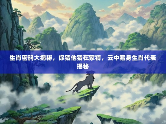 生肖密码大揭秘，你猜他猜在家猜，云中藏身生肖代表揭秘