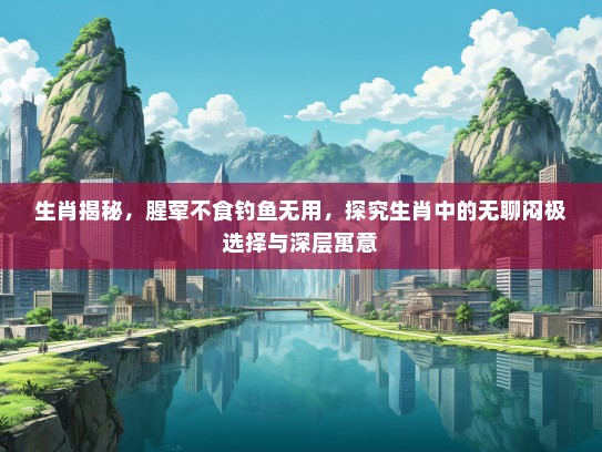 生肖揭秘，腥荤不食钓鱼无用，探究生肖中的无聊闷极选择与深层寓意