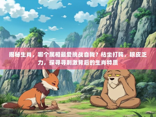 揭秘生肖，哪个属相最爱挑战自我？枯坐打盹，眼皮乏力，探寻寻刺激背后的生肖特质