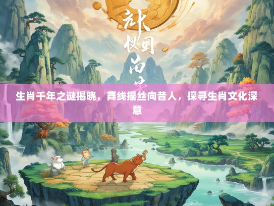 生肖千年之谜揭晓，舞线摇丝向昔人，探寻生肖文化深意