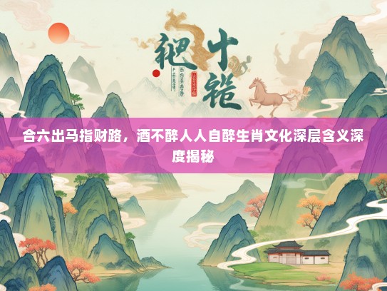 合六出马指财路，酒不醉人人自醉生肖文化深层含义深度揭秘