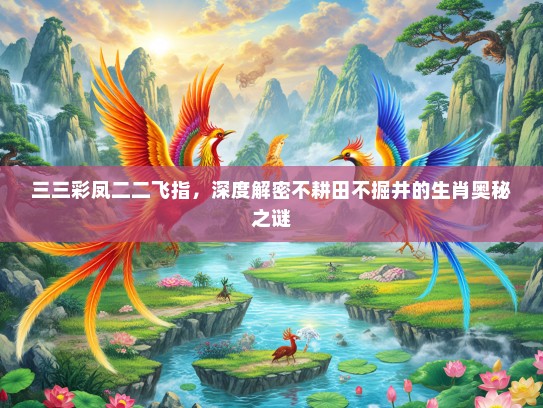 三三彩凤二二飞指，深度解密不耕田不掘井的生肖奥秘之谜