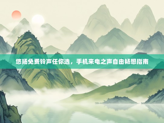 悠扬免费铃声任你选，手机来电之声自由畅想指南