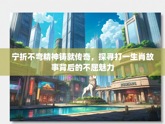 宁折不弯精神铸就传奇，探寻打一生肖故事背后的不屈魅力